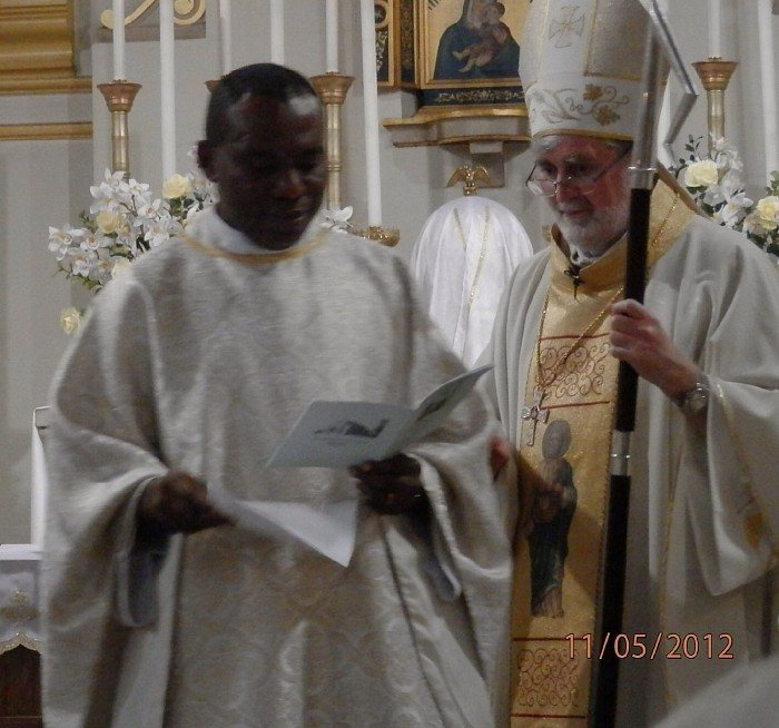 A procession at a celebration Mass